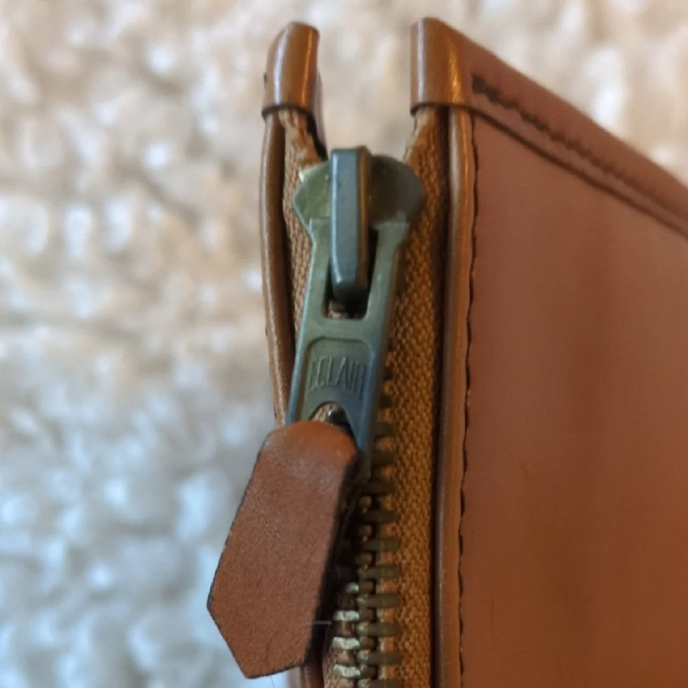 Dior Tan and Beige Monogram Lined Pouch - Picture 5 of 10